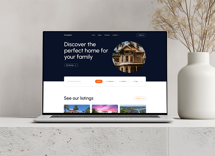 Web application UI