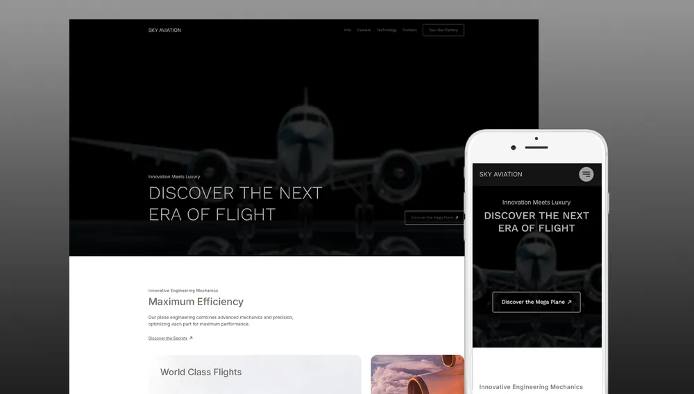Aviation site design
